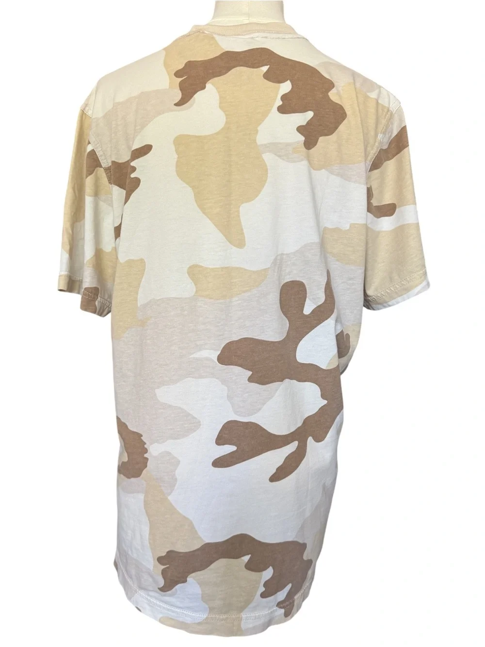 Adidas Originals Desert Camo Trefoil Tee Sand Tan Camouflage Unisex L